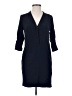 Sandro Solid Blue Casual Dress Size Sm (1) - photo 1