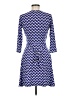 Leota Chevron-herringbone Blue Casual Dress Size M (petite) - photo 2