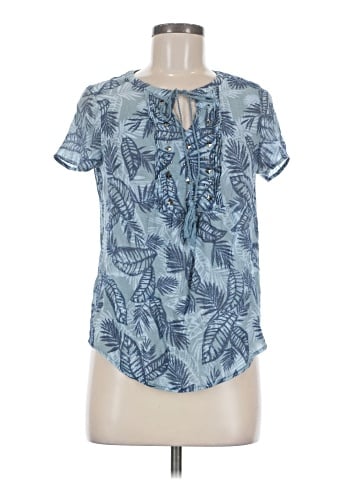 Liz Claiborne Short Sleeve Blouse (view 1)