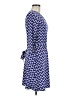 Leota Chevron-herringbone Blue Casual Dress Size M (petite) - photo 4
