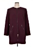 Tahari by ASL 100% Polyester Burgundy Coat Size 16W - photo 1