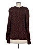 Garnet Hill Red Long Sleeve Blouse Size M - photo 2