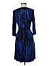 Express Animal Print Blue Cocktail Dress Size M - photo 2