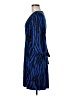 Express Animal Print Blue Cocktail Dress Size M - photo 5