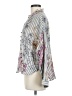 Pilcro Gray 3/4 Sleeve Blouse Size M - photo 5