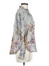 Pilcro Gray 3/4 Sleeve Blouse Size M - photo 4