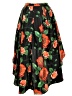 My Michelle 100% Polyester Floral Black Casual Skirt Size 11 - photo 2