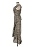 Leon Max Floral Brown Casual Dress Size M - photo 5