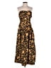Rhode 100% Recycled Polyester Paisley Gold Cocktail Dress Size 2 - photo 1