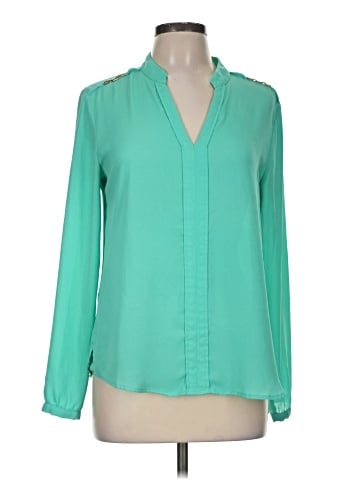 NY Collection Long Sleeve Blouse (view 1)