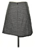 Wilfred Houndstooth Gray Wool Skirt Size 4 - photo 2