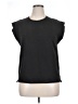 Rag & Bone 100% Cotton Black Short Sleeve Top Size XL - photo 1