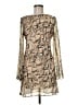 B. Darlin 100% Polyester Animal Print Tan Cocktail Dress Size 7 - 8 - photo 1