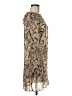 B. Darlin 100% Polyester Animal Print Tan Cocktail Dress Size 7 - 8 - photo 4