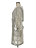 Eliza J Metallic Silver Cocktail Dress Size 6 - photo 5