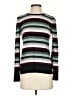 Vince Camuto Stripes Black Pink Pullover Sweater Size S - photo 1
