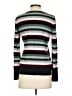 Vince Camuto Stripes Black Pink Pullover Sweater Size S - photo 2