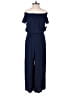 Mud Pie Solid Blue Jumpsuit Size XS - photo 2