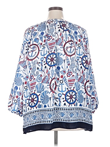 Allison Daley 3/4 Sleeve Blouse (view 2)