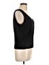 St. John Black Sleeveless Top Size L - photo 4