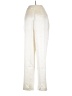 J. Peterman 100% Silk Metallic Ivory Silk Pants Size 2 - photo 2