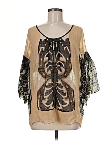 Tracy Reese 3/4 Sleeve Silk Top (view 1)