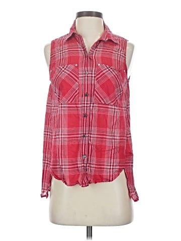 MICHAEL Michael Kors Sleeveless Button-Down Shirt (view 1)