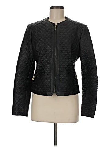 Jones New York Collection Leather Jacket (view 1)