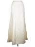 Nicole Miller 100% Polyester Solid Ivory Formal Skirt Size 14 - photo 1