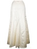 Nicole Miller 100% Polyester Solid Ivory Formal Skirt Size 14 - photo 2