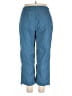 L.L.Bean 100% Nylon Solid Blue Casual Pants Size 16 - photo 2