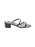 J.Crew Black Gray Sandals Size 11 - photo 1