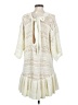 Free People 100% Polyester Ivory Casual Dress Size S - photo 2