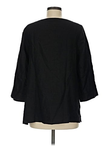 Three Dots 3/4 Sleeve Blouse (view 2)