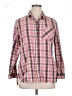 True Craft 100% Cotton Plaid Pink Long Sleeve Button-Down Shirt Size 1X - photo 1