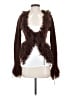 Musera 100% Acrylic Brown Cardigan Size S - photo 1