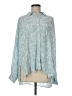 Doe & Rae 100% Rayon Teal Long Sleeve Blouse Size M - photo 1