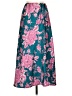 Abel the Label 100% Polyester Tropical Teal Casual Skirt Size XS - photo 2