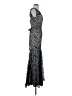 Sequin Hearts 100% Polyester Black Cocktail Dress Size 3 - photo 4