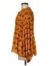 Rose + Olive 100% Polyester Orange Long Sleeve Blouse Size M - photo 5