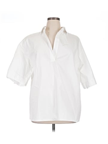 Lafayette 148 New York 3/4 Sleeve Button-Down Shirt (view 1)