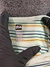 Tea 100% Cotton Stripes Green Long Sleeve Onesie Size 6-9 mo - photo 3