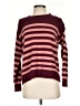 Ann Taylor LOFT Stripes Burgundy Pullover Sweater Size S - photo 1