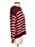 Ann Taylor LOFT Stripes Burgundy Pullover Sweater Size S - photo 4