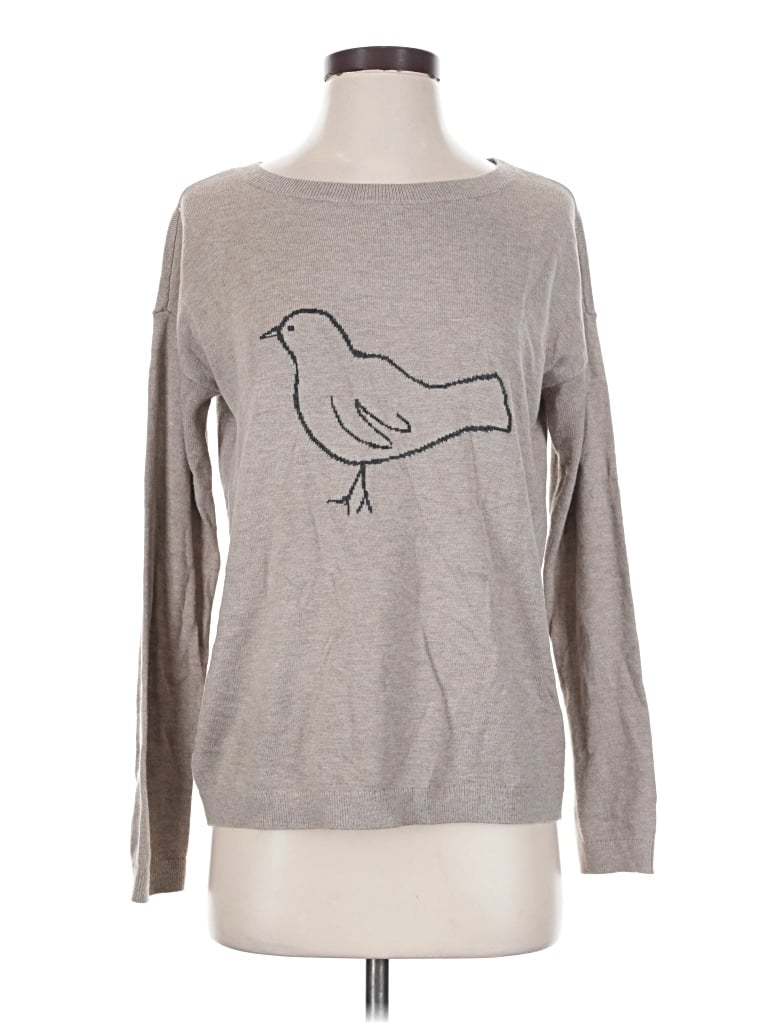 Pre-owned Ann Taylor Loft Pullover Sweater In Tan