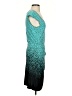 Max Edition Print Teal Casual Dress Size S - photo 4