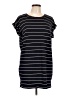 Ellison Stripes Black Casual Dress Size L - photo 1