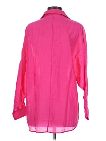 Massimo Dutti 3/4 Sleeve Button-Down Shirt (view 2)