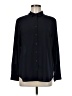 Uniqlo Solid Black Long Sleeve Blouse Size M - photo 1