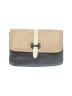 Neiman Marcus 100% Leather Color Block Gray Leather Clutch One size - photo 1